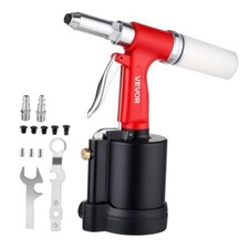 Pneumatic Rivet Gun Kit with 3/32" 1/8" 5/32" 3/16" 10.04 x 3.74 x 10.83 in