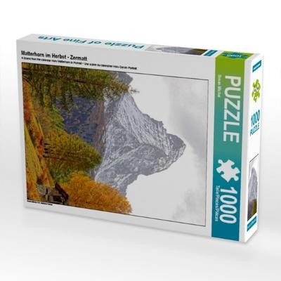 Calvendo Puzzle Matterhorn Im Herbst - Zermatt 1000 Teile Puzzle Hoch | 100-image