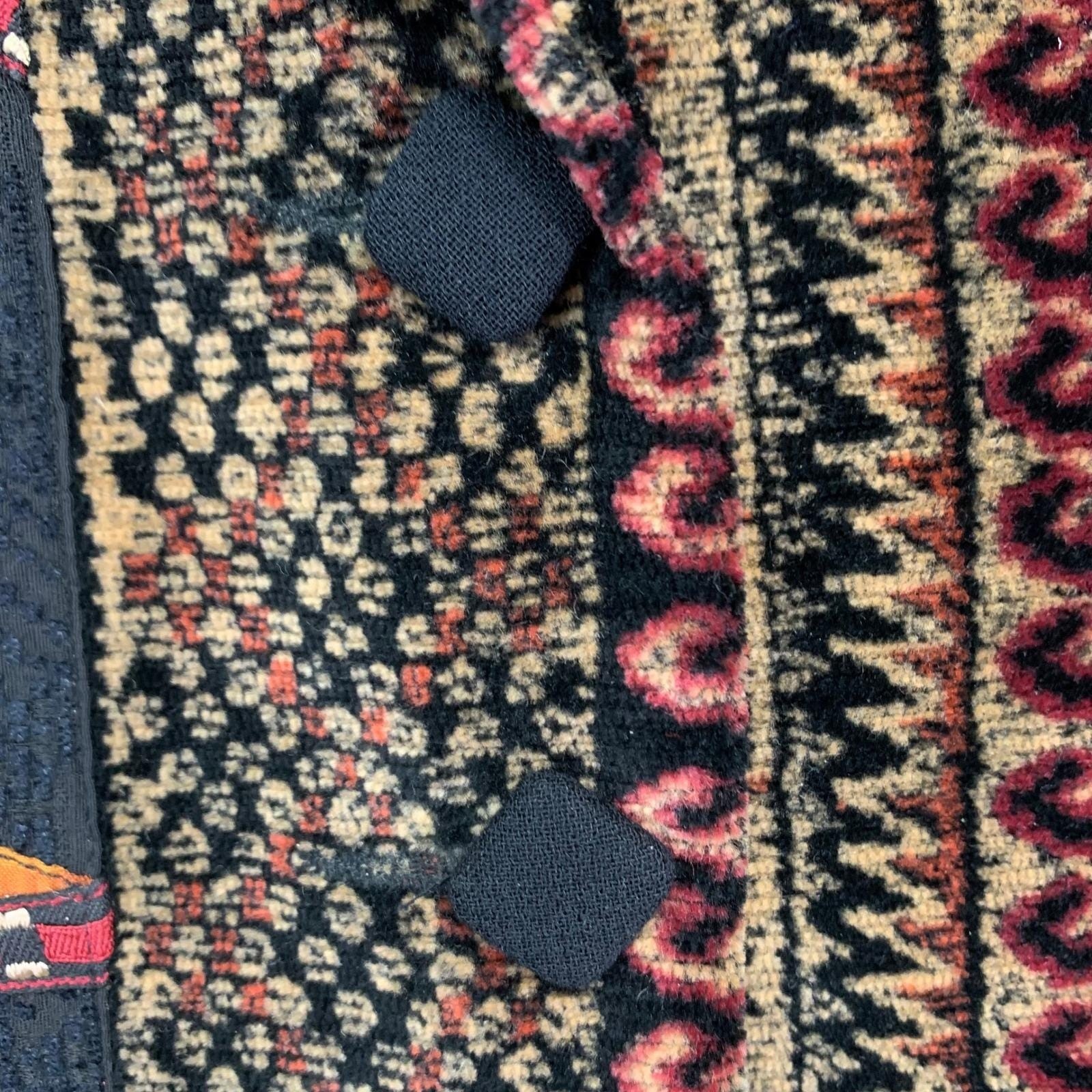 Vintage Canvasbacks Patchwork Art Jacket Boho Sou… - image 4