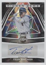 2022 Panini Elite Extra Edition Hidden Gems Black Tyler Whitaker Auto 0q5k