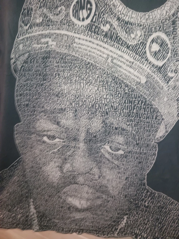 Trunk Ltd. Uno de 500 Notorious B.I.G. Camiseta Biggie Gris XL ¡Rara! Foto 3 de 4