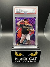2025 Topps Finest - Rare Paul Skenes #234 Purple Checker Refractor /75 PSA 9