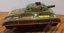 Vintage Marx Metal U.S. Army Tank