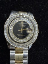 Rolex Datejust 116233 Two Tone 36mm Oyster 18k  Black Diamond Dial and Bezel