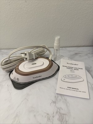 Newbealer NB301 Travel Iron Dual Voltage 120V/220V Mini Dry No Steam