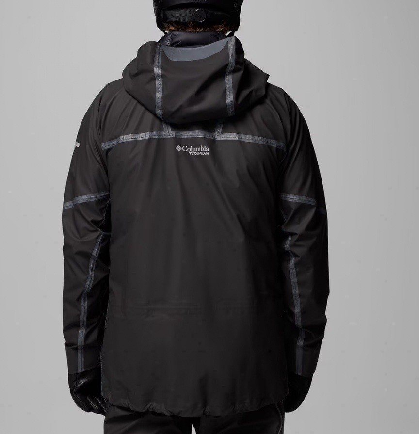 Columbia ダークグレー スノーボードウェア Columbia Titanium Outdry Extreme Primo Pow Interchange Hooded
