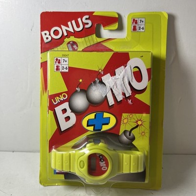 Vintage UNO BOOM-O Plus Card Game COMPLETE Sealed With Watch 2002 Mattel Y2K NOS
