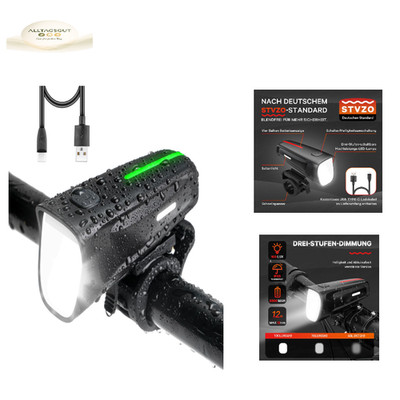 Fahrrad Frontlicht USB Lade 3 Modi 100 LUX