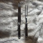 Candlelight by Towle Sterling Silver 2 piece Carving Set, gently used