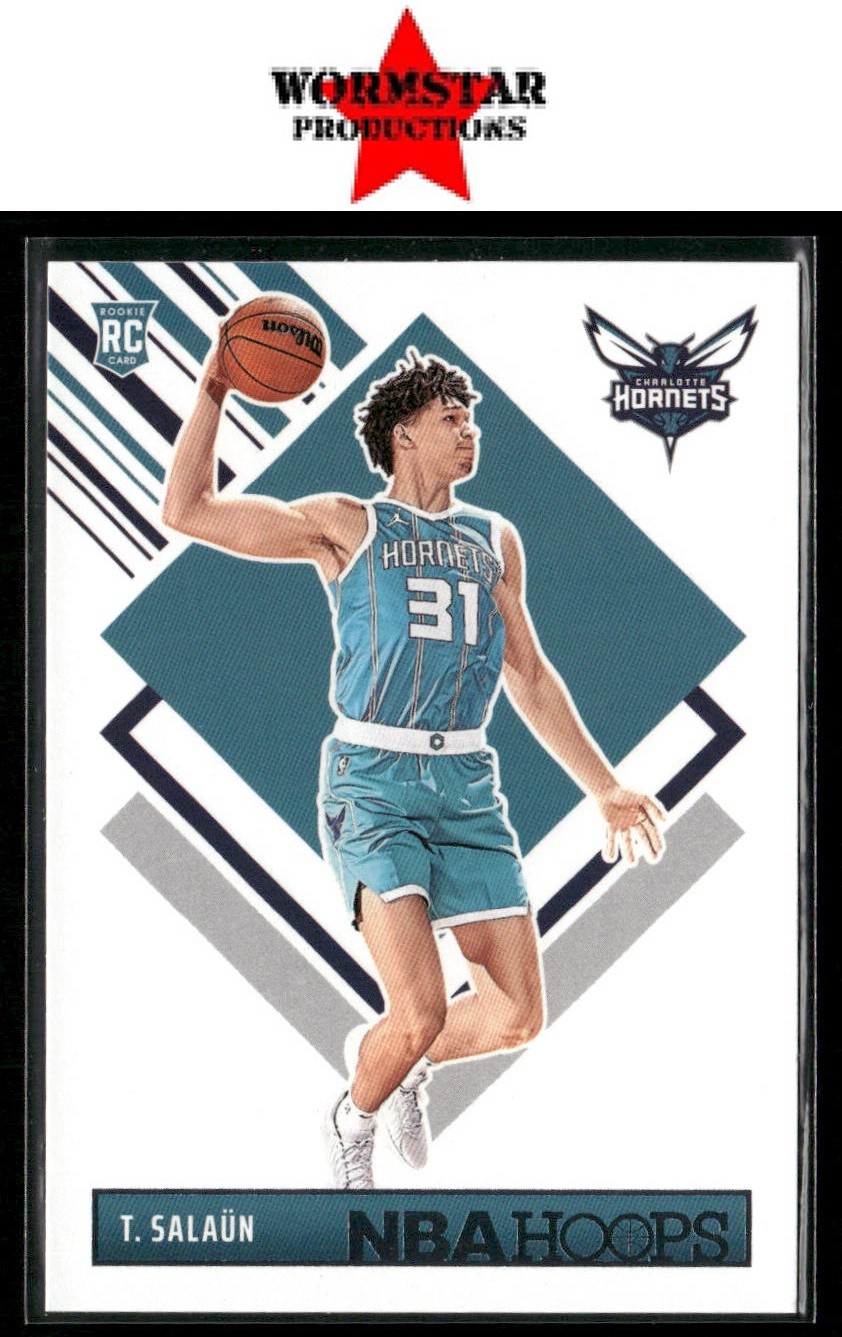 2024-25 Hoops #292 Tidjane Salaun Charlotte Hornets