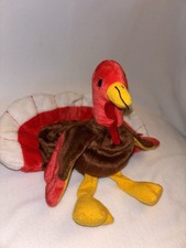 TY Beanie Baby – GOBBLES the Turkey (5.5 in) Rare