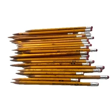 Lot of 20+ Vintage Eberhard Faber Faber-Castell Sharpened Pencils No. 2, 2.5, 3