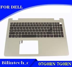 07G0RN FOR   Inspiron 5593 15.6" Laptop C Shell Palmrest Backlit Keyboard #W6