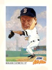 ROGER CLEMENS 1991 SCORE ALL-STAR RED SOX HY1