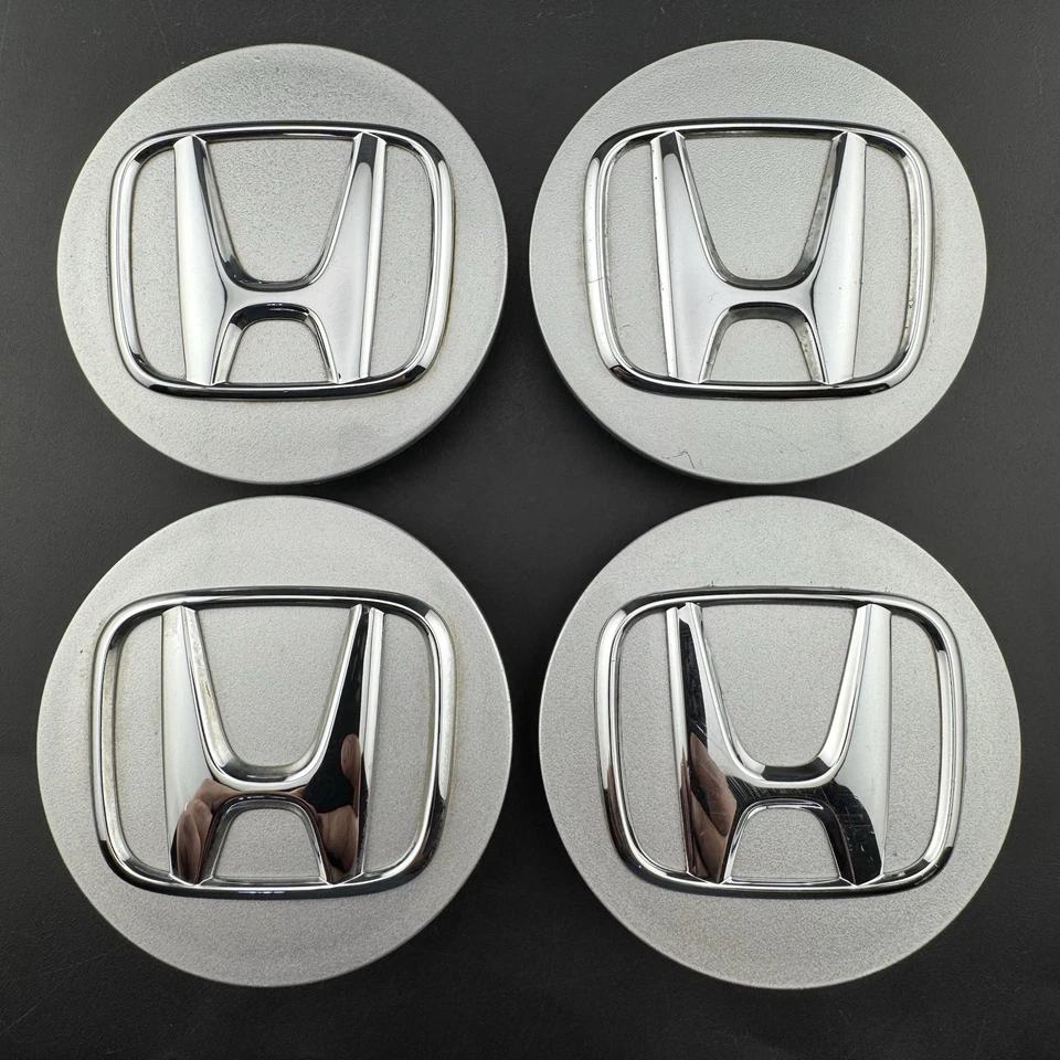 Juego de tapas centrales HONDACORD CIVIC CRV ODYSSEY RIDGELINE plateadas 2,75 pulgadas 44742 Foto 2 de 4