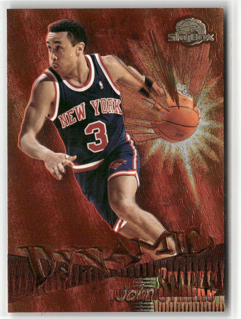1995-96 Skybox Premium - Dynamic John Starks #D8