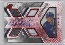 2015-16 SPx Rookie Auto Patch Red 3/50 Jake Virtanen #153 Patch Auto 7st