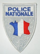 INSIGNE PATCH TISSU POLICE NATIONALE 95 X 66 mm - OBSOLETE