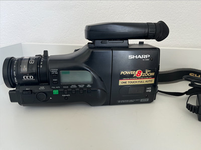 Sharp VL-C650 VHS-C Camcorder | Power 8 Zoom | Vintage