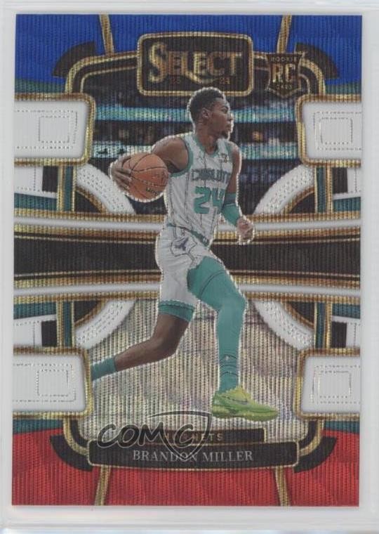 2023-24 Panini Select Concourse Tri-Color Prizm Brandon Miller #80 16ej