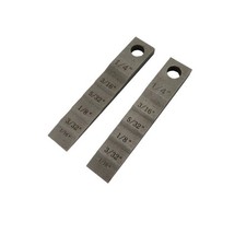 Small Pipe Spacer Wedge Stepped Gauge 2-Pack 1/16-1/4 Inch Metal Welding Tool