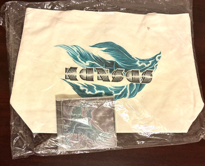 NEW Kansas The Prelude Implicit 2016 CD with Canvas KANSAS Tote Bag Inside Out