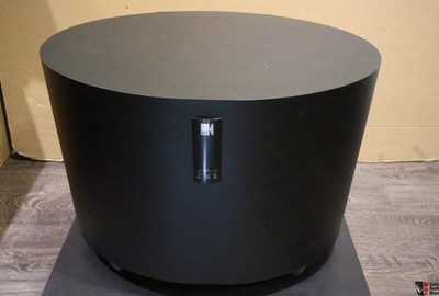 KEF PSW 3500 Powered Subwoofer Black 12in 300W RMS Wired Stereo RCA