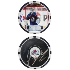 MACKENZIE BLACKWOOD #4 - COLORADO AVALANCHE - POKER CHIP - ***SIGNED***