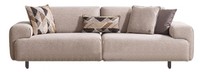 Modernes Sofa Mit Eleganten Kissen Im Minimalistischen Design