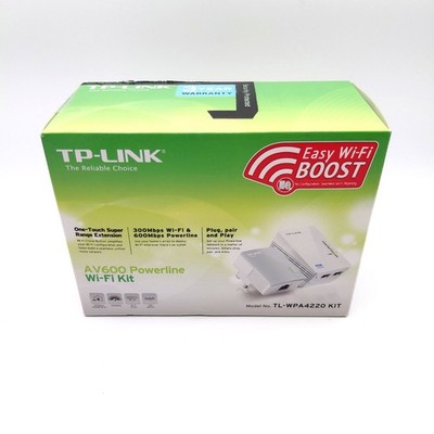 TP-Link TL-WPA4220 Kit AV600 Powerline WiFi WLAN Range Extender