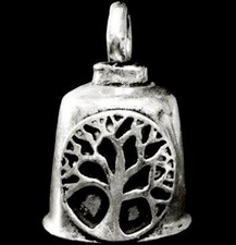 🏍MOTORRAD LEBENSBAUM GREMLIN WÄCHTERGLOCKE SCHLÜSSELRING BIKER GESCHENK & GESCHICHTENKARTE