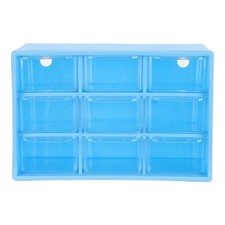 Plastic Storage Organizer Nine-compartment Box Bead Drawer Craft