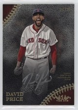 2018 Topps Tier One Prime Performers Silver Ink 4/10 David Price Auto 6fs