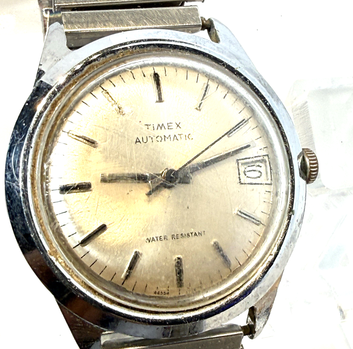 0 Timex Watch - Q Leather Strap TIMEX UG0108 オリジナル 