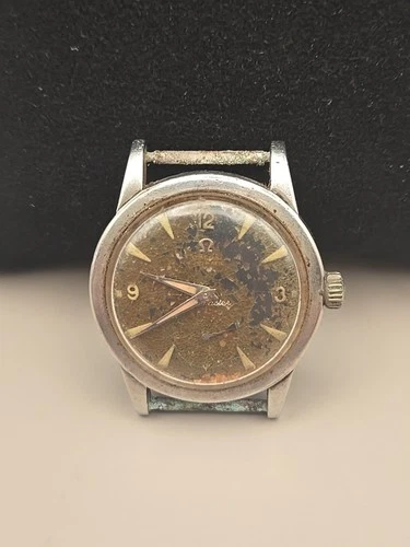 Omega Seamaster "Tropical"  Swiss Bumper Cal 342 Watch 2576-14