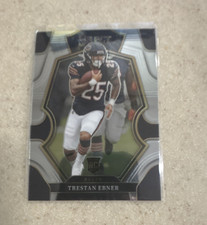 Panini 2022 Select Trestan Ebner Chicago Bears Rookie Premier Level Card #119. rookie card picture