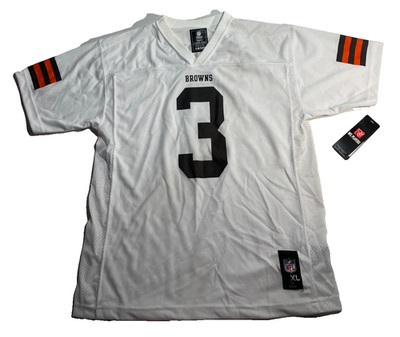 Brandon Weeden #3 Cleveland Browns Youth XL (18-20) NFL Jersey White NEW