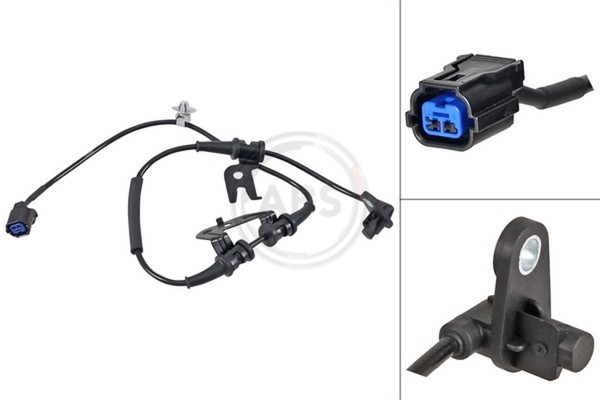 A.B.S. ABS Sensor Raddrehzahl 31617 FüR Hyundai I10 2 BA IA LPG-image