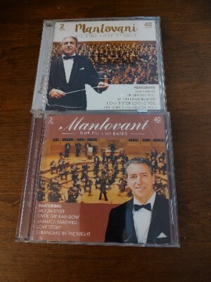 MANTOVANI CD LOT ALL TIME LOVE THEMES  TIMELESS STANDARDS 4 DISCS