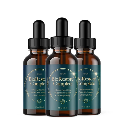 (3 Pack) BioRestore Complete - Skin Ultra Nourishing Drops, For All Skin Types