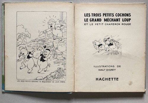 Walt Disney — Les trois petits cochons — album pop-up Hop-la! — Hachette — 1936 - Picture 5 of 14