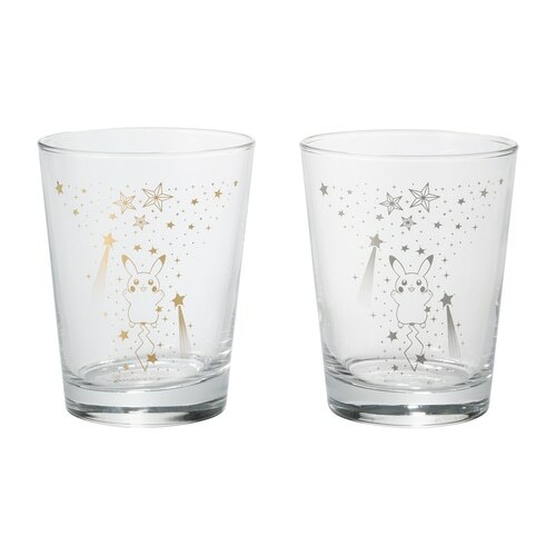 Pokemon Center Original Speed Star Pair Glass cup Pikachu from Japan