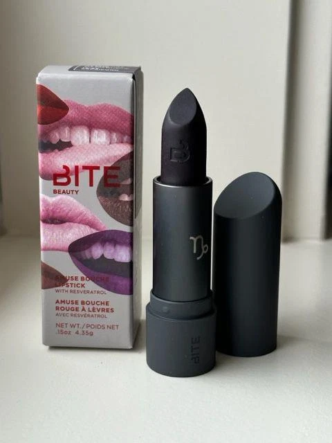 NIB BITE Beauty Amuse Bouche Astrology Lipstick CAPRICORN Full. Size