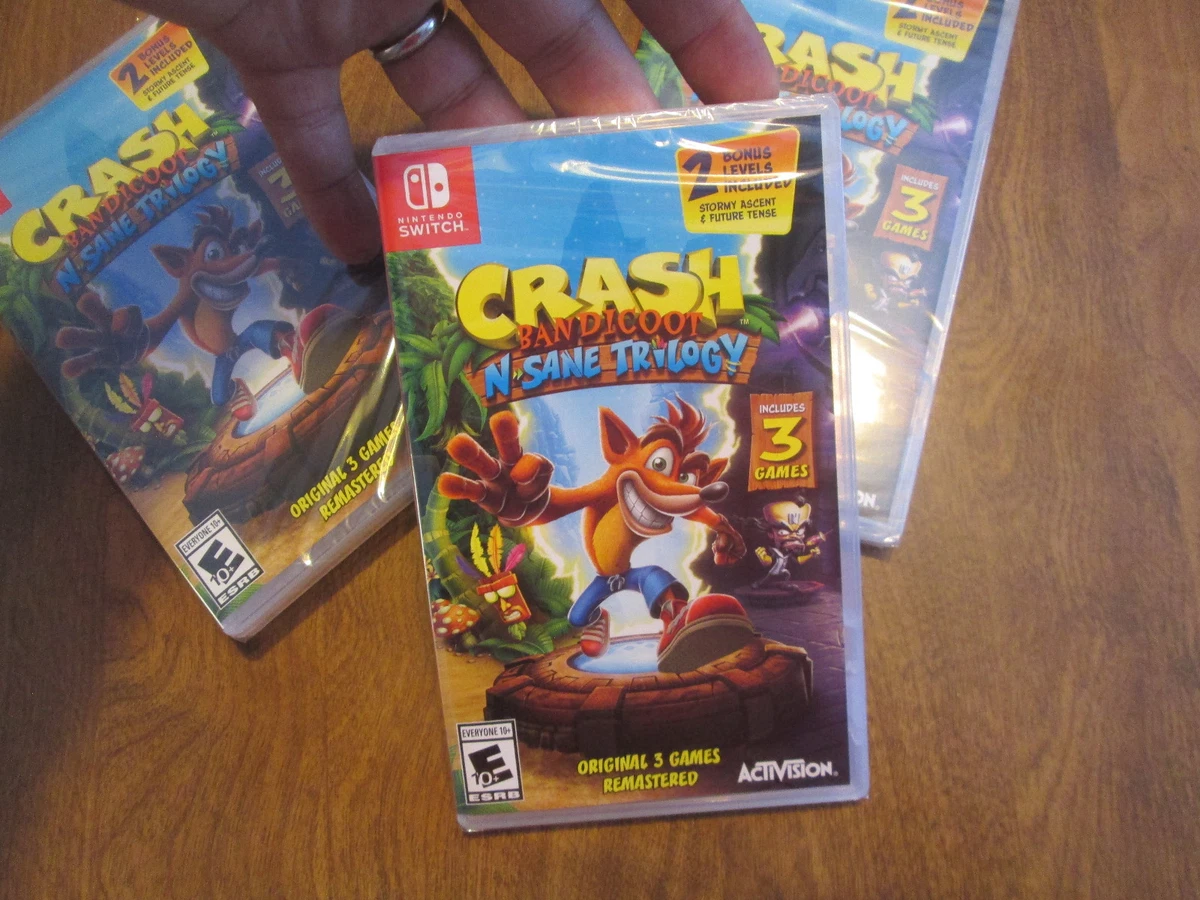 Crash Bandicoot: N. Sane Trilogy Nintendo Switch BRAND NEW FACTORY SEALED