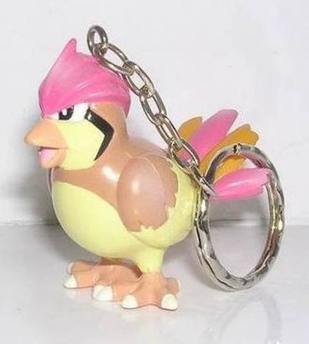 POKEMON PIDGEOTTO (Tauboga, Roucoups) PORTACHIAVI ORIGINAL TAKARA TOMY PVC 2" - Foto 1 di 7