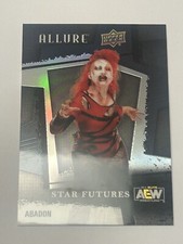 2022 Upper Deck AEW Allure Wrestling Star Futures Abadon #131