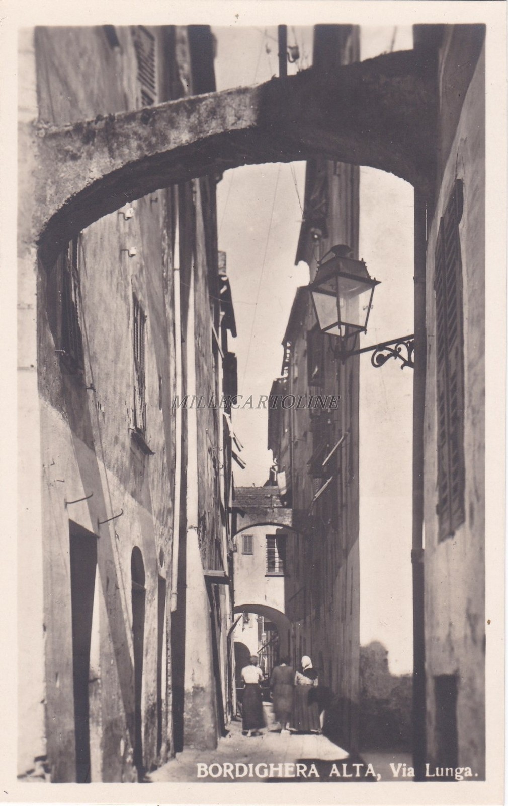 BORDIGHERA ALTA - Via Lunga - Foto Cartolina