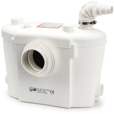Homac Macerator Pump H400 Best Saniflo Alternative 3 or 4 Inlets Very Silent