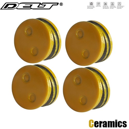4 Pair Ceramics Bicycle Disc Brake Pads For ZOOM CMD-5,CMD-7,M365,Round Parts