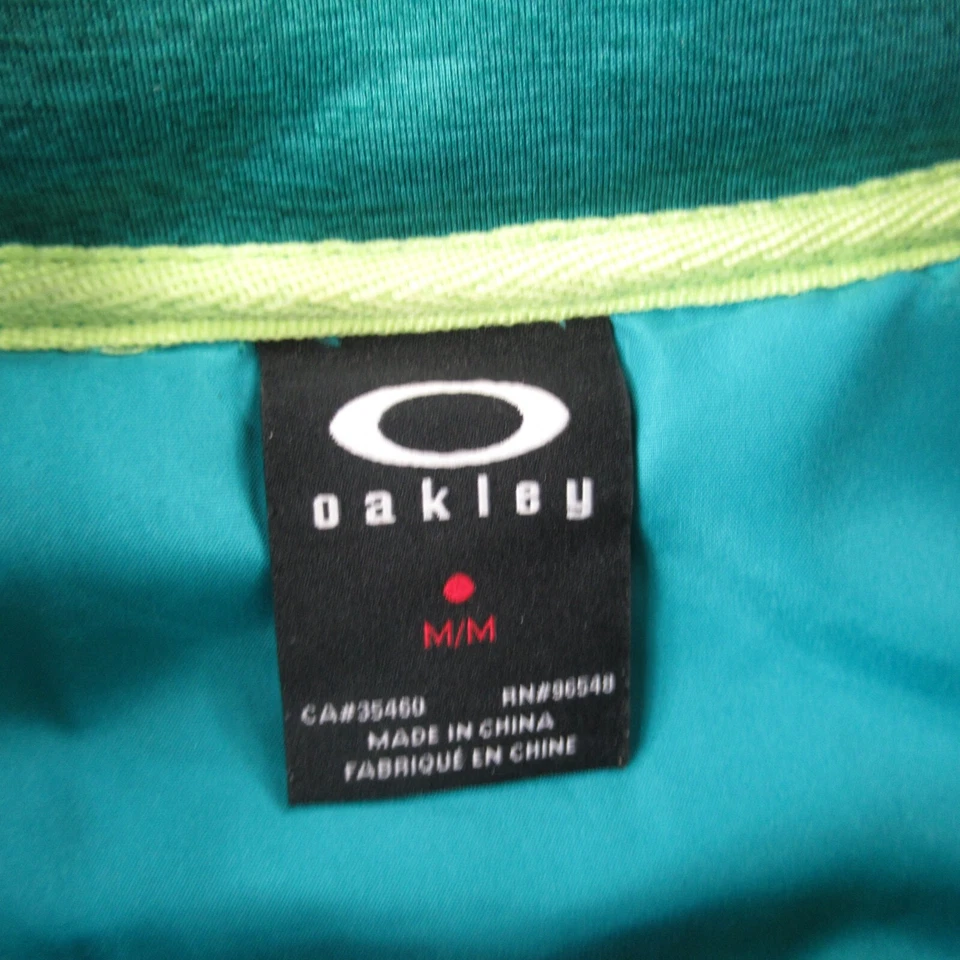 Oakley Vest Womens Medium Full Zip Sleeveless Outdoors Green Lightweight - image 3 of 4